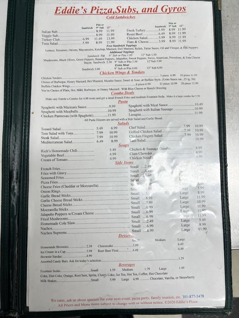 Eddie's Pizza and Subs